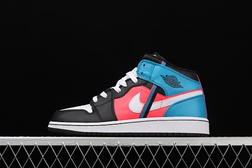 All categories Air Jordan Jordan series basketball shoes Air Jordan 1 Mid Air Jordan1 Mid Game Time AJ1 Joe 1 Zhongbang basketball shoes CV4891-001